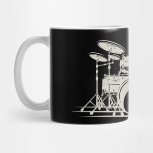 heavy metal drummer Mug